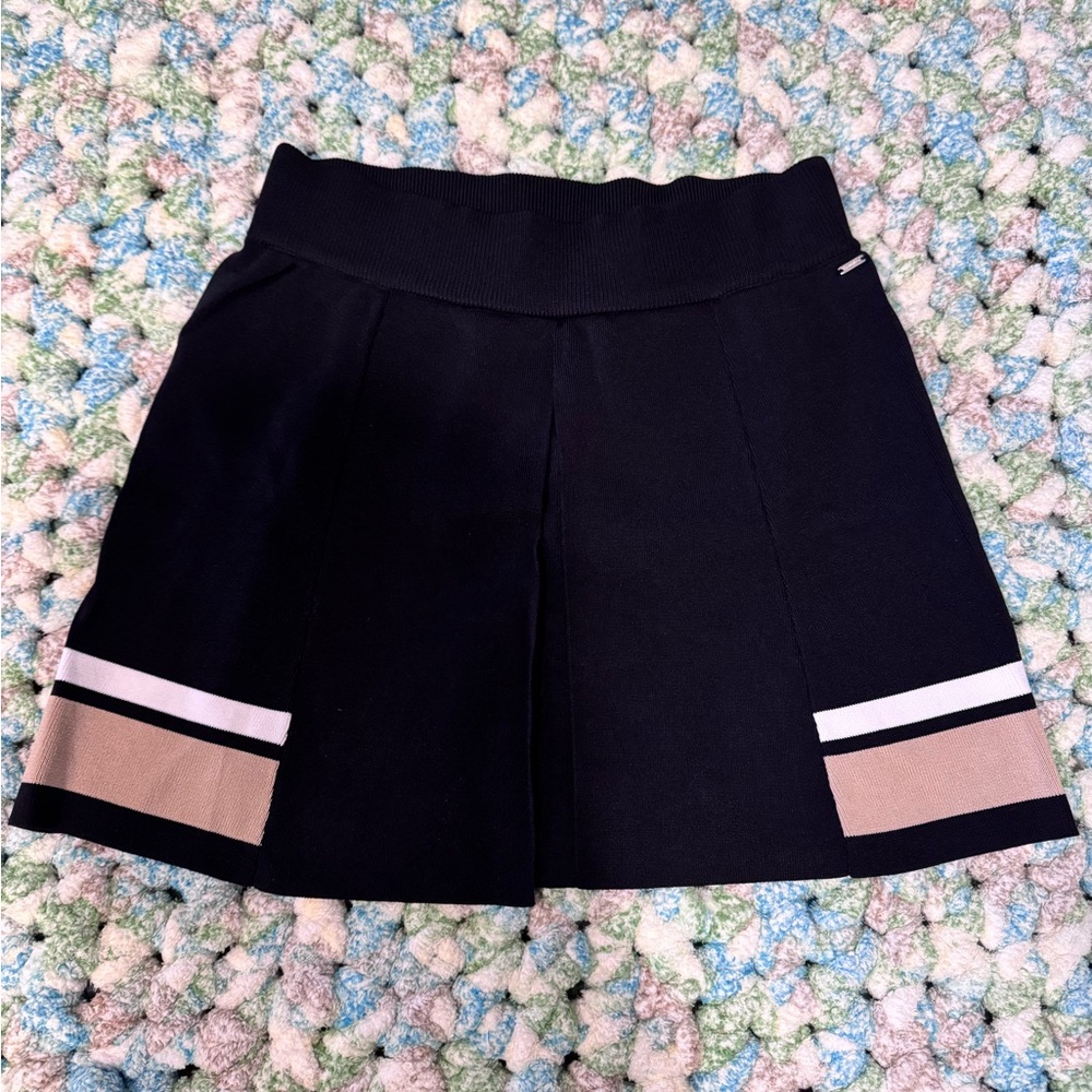 Stylish Black and Tan Women's Skirt